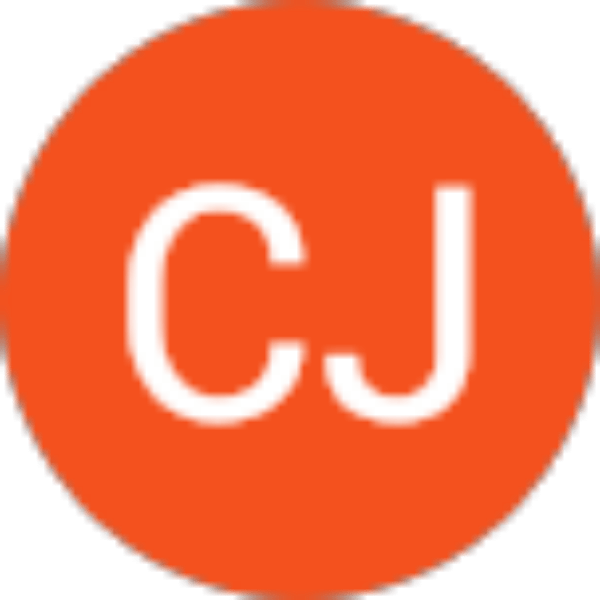 testimonial profile image with letters C and J